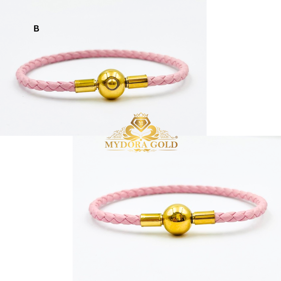 MYDORA Clip Clip Leather Bracelet