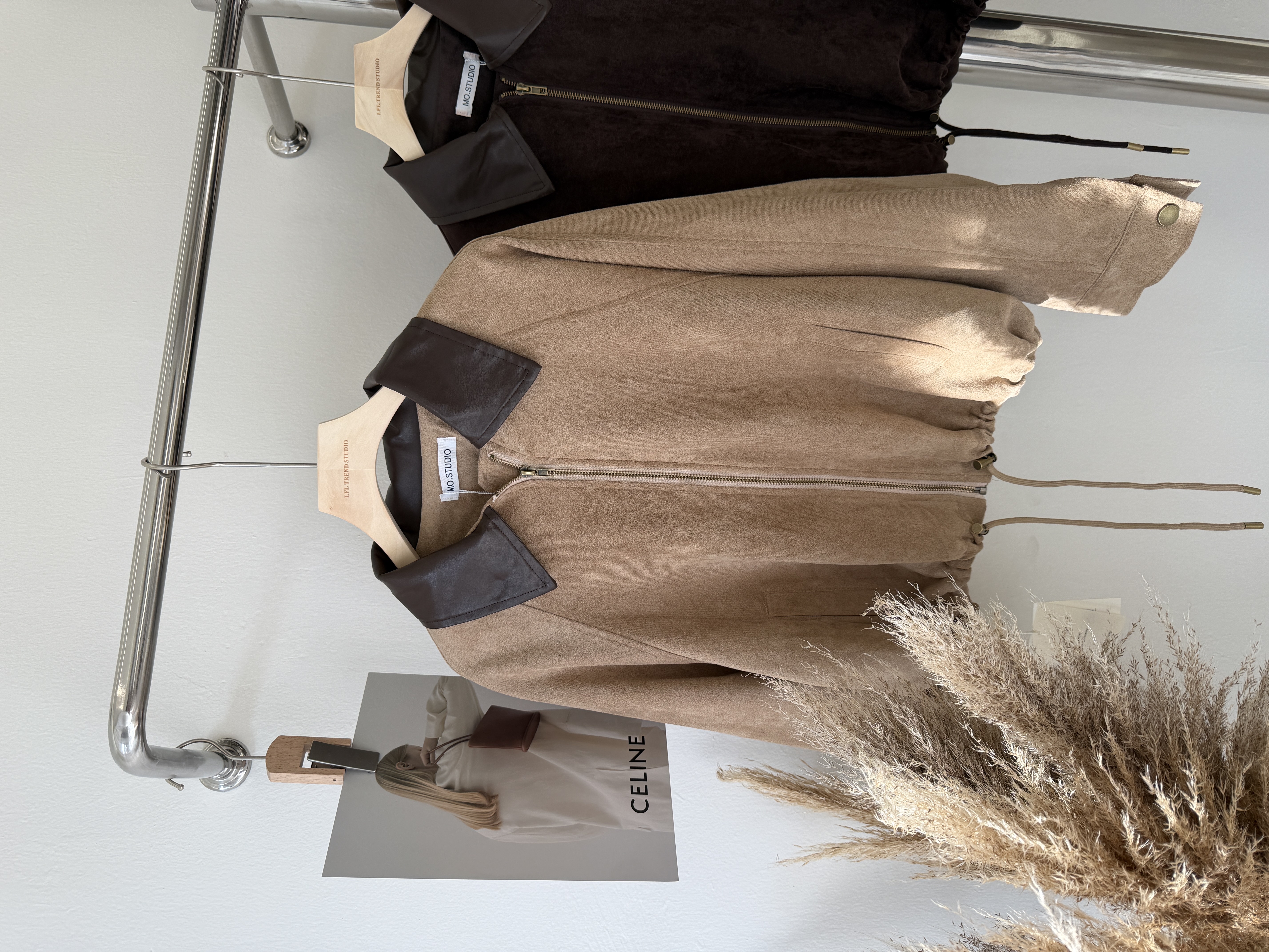 6617 爆款个性皮绒外套