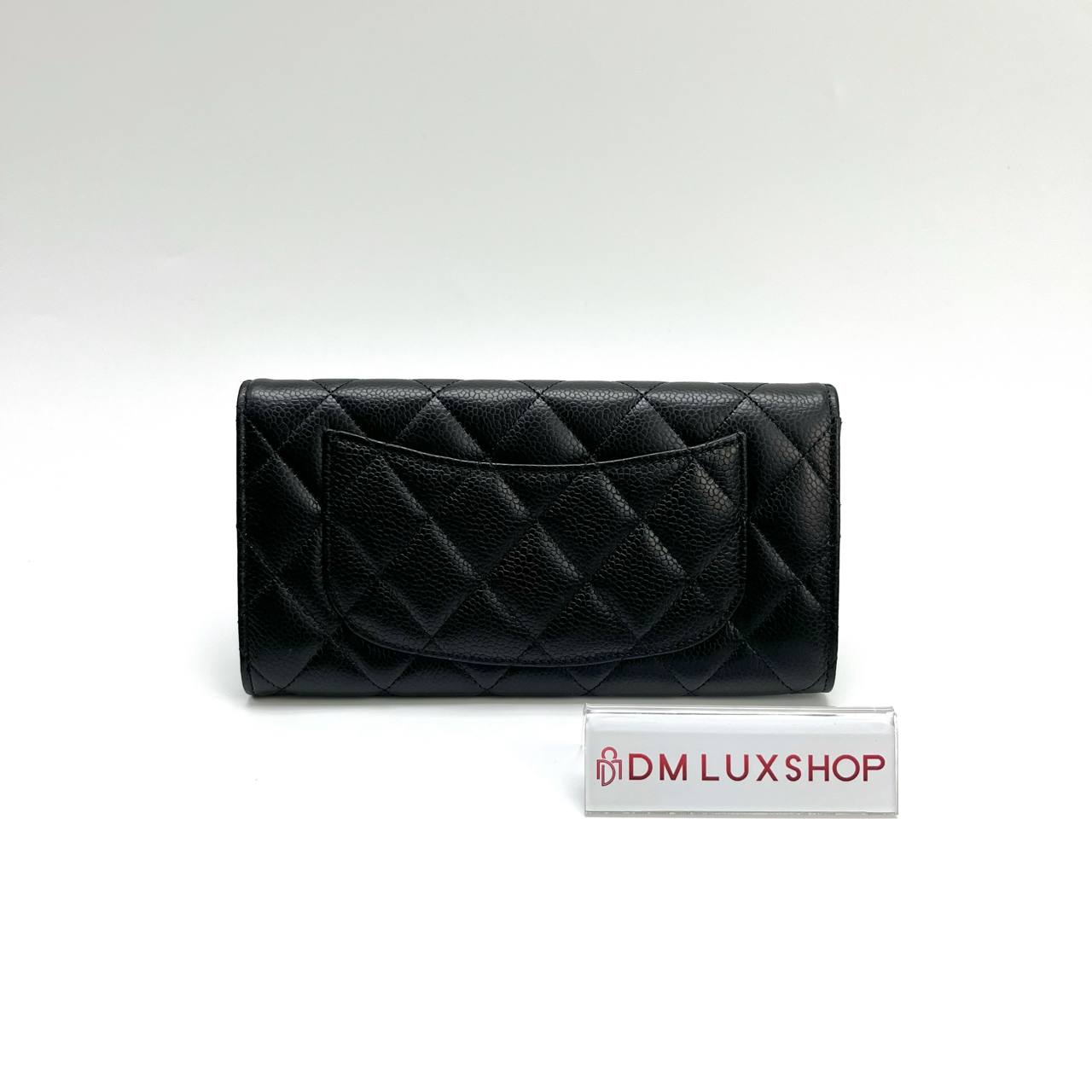 Chanel Classic Flap Black Caviar Long Wallet GHW (Serial 31)