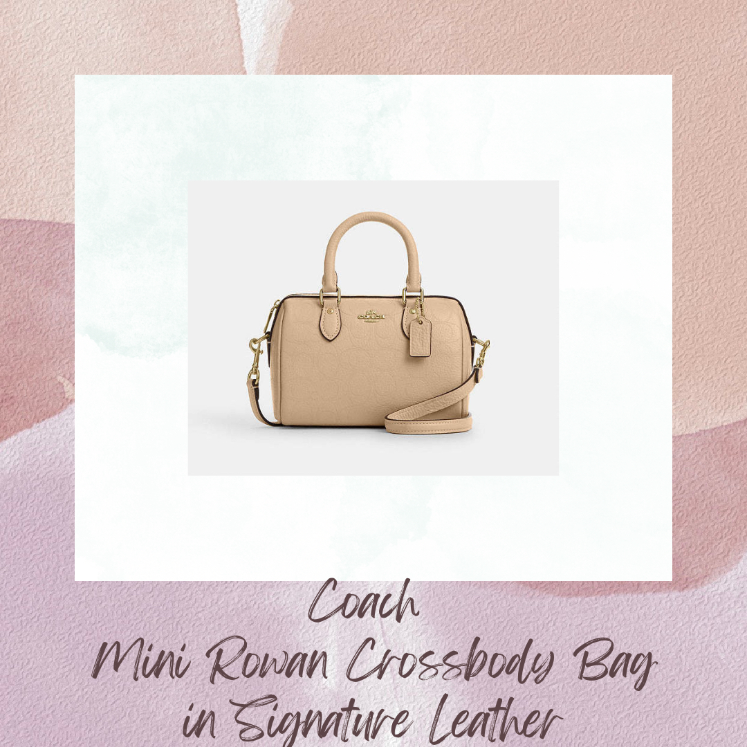 Coach Mini Rowan Crossbody Bag in Signature Leather (CCF28)