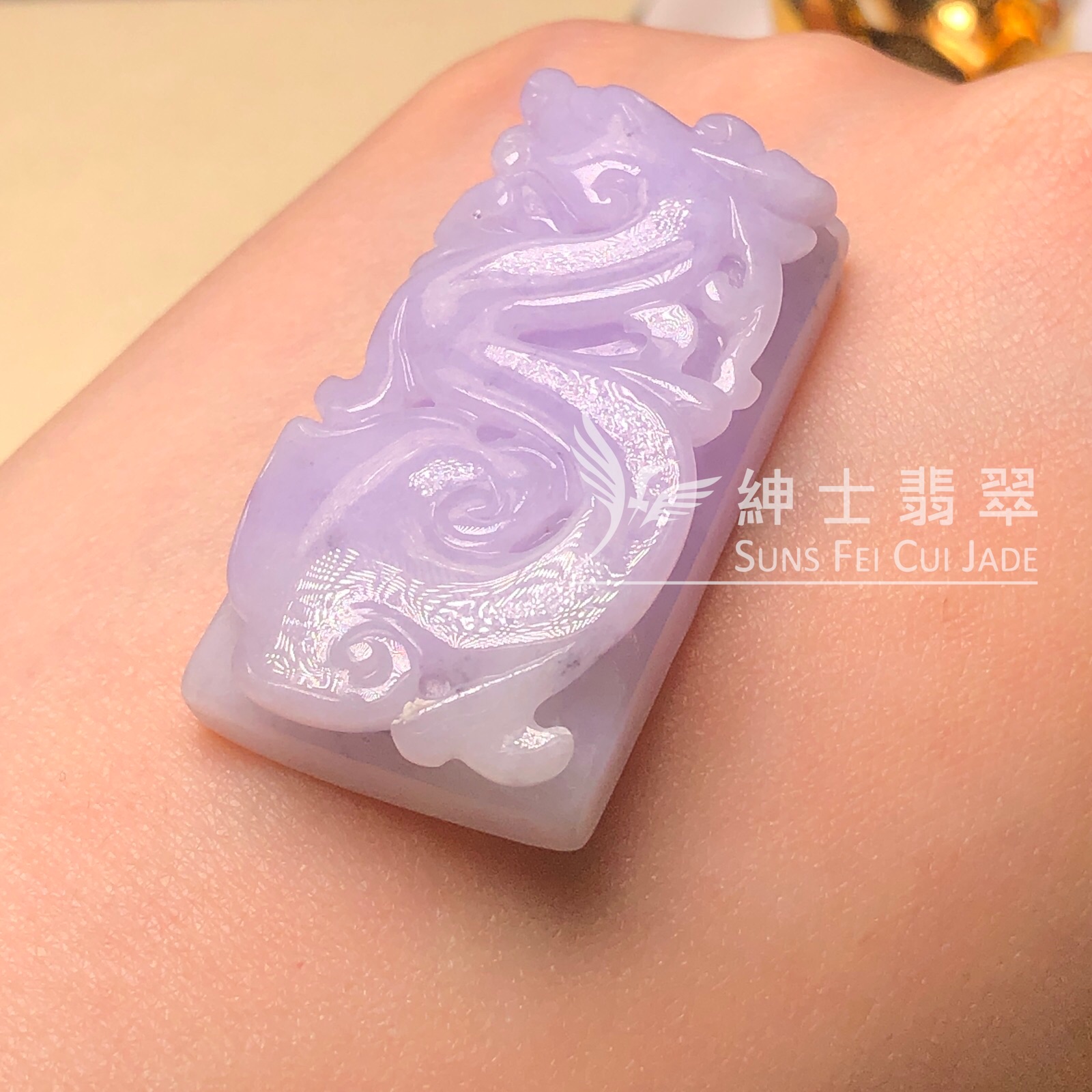 YK01085 紫羅蘭復古龍牌