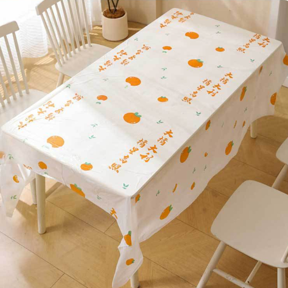 即棄膠枱布 一次性桌布 檯布 加厚檯布 聚會party 聚餐好物 160*160cm [平行進口] HK2681