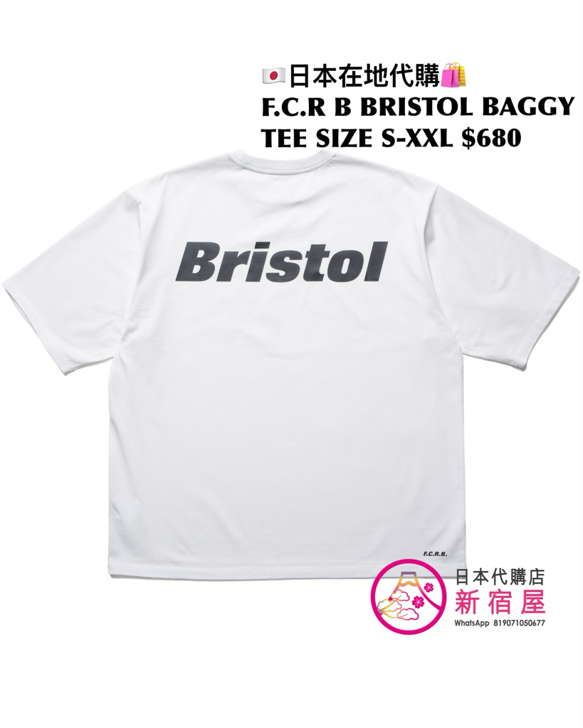F.C.REAL BRISTOL BRISTOL BAGGY TEE/ ORIGIN POCKET TEE