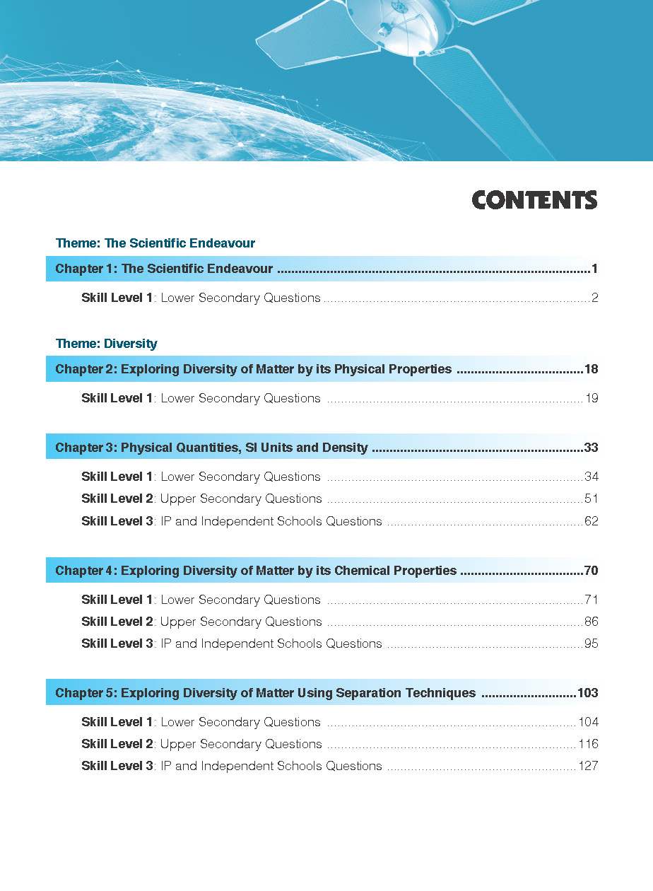 Secondary 1 Science Topical Course Assessment for G3 and IP