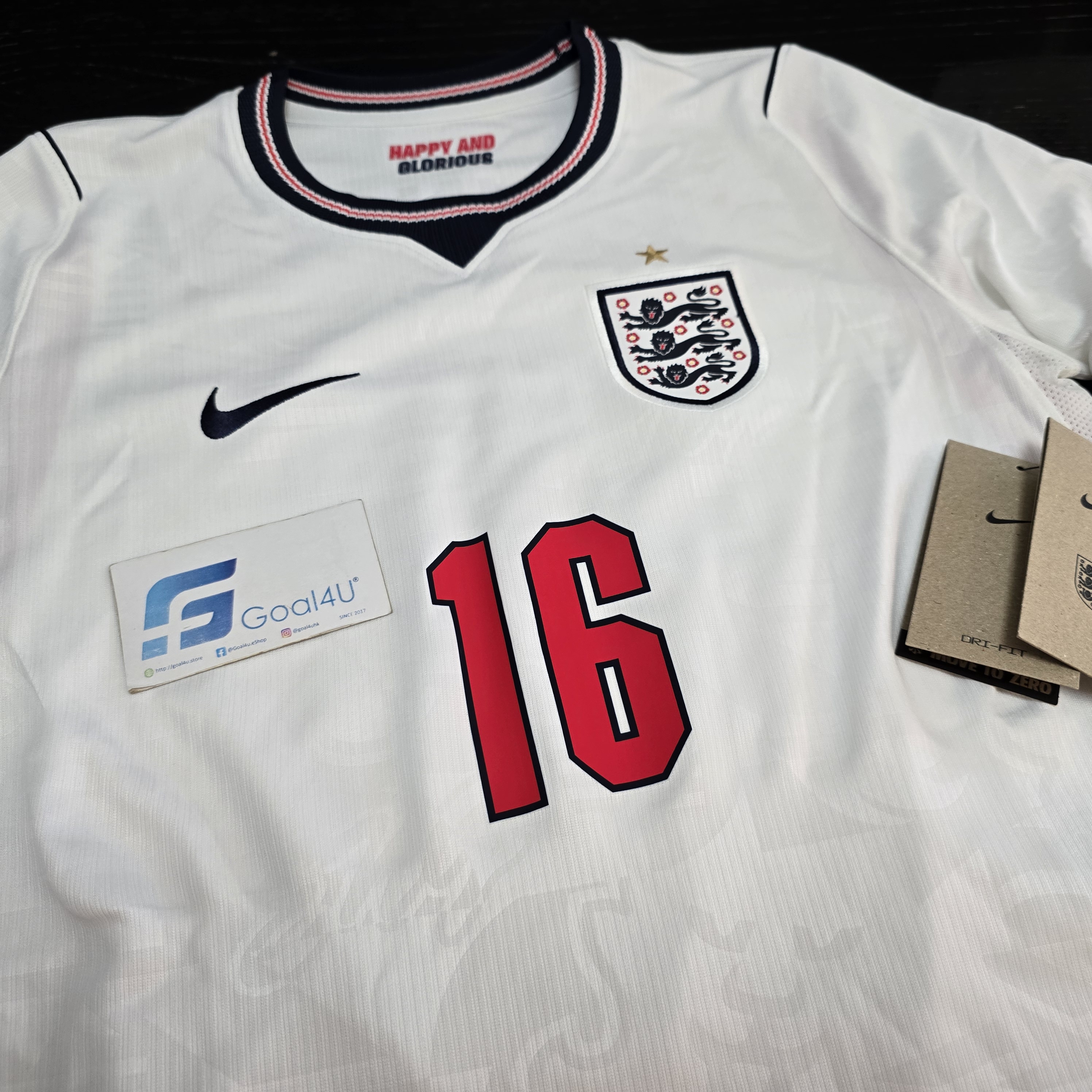 三獅軍團新章 Nike England 英格蘭 2026-27 童裝主場球迷版球衣 (可加印字章) IB5111
