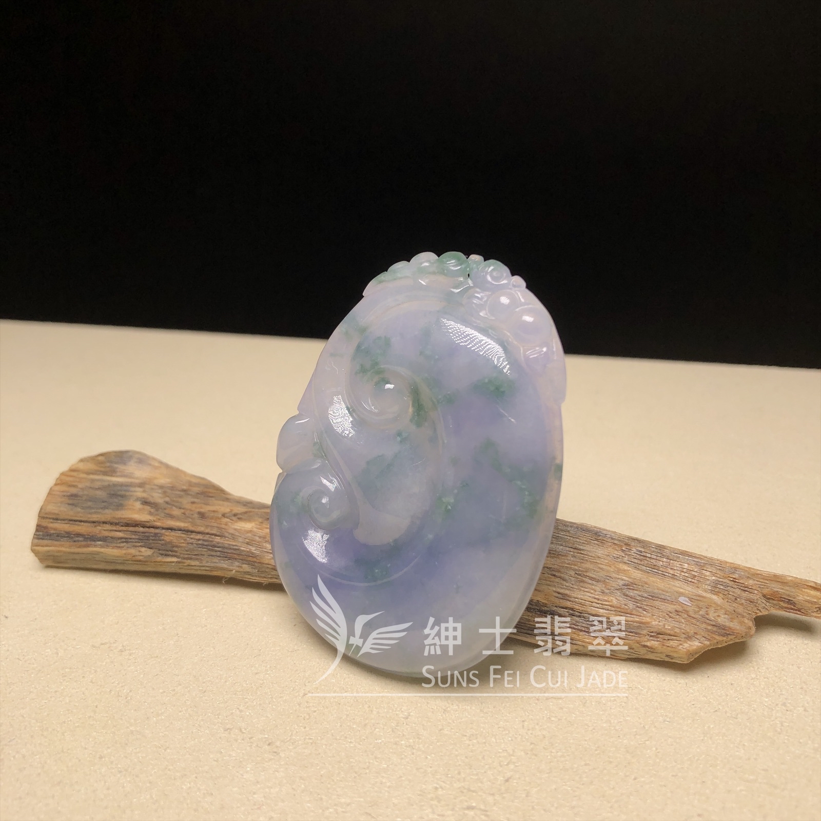 茄紫飄花如意 B08428