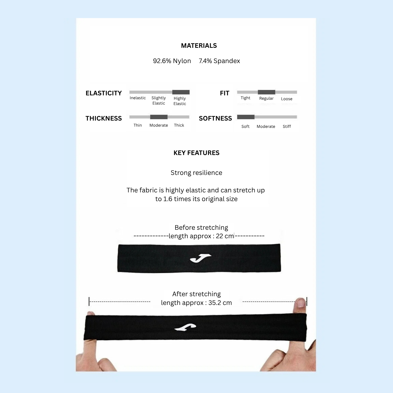 Joma Sweat Band Headband