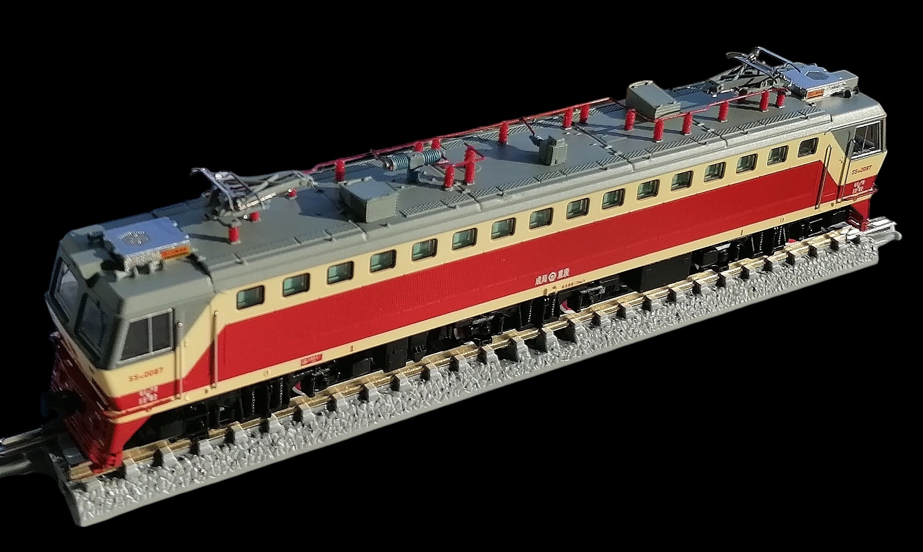 中國電力機車韶山7C N比例 1：160 (三款可選）