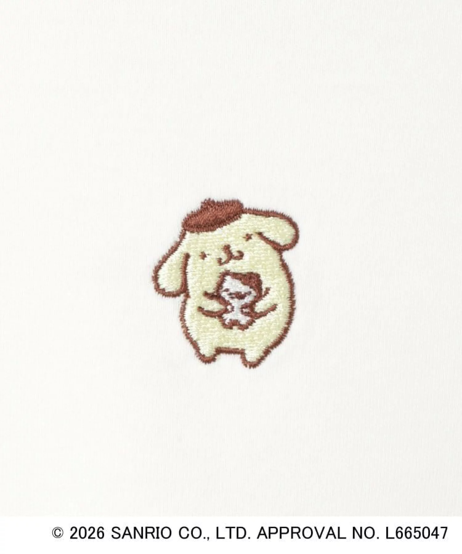 日本預訂📍日本index x 布甸狗30週年系列 - 絨面邊短袖Tee