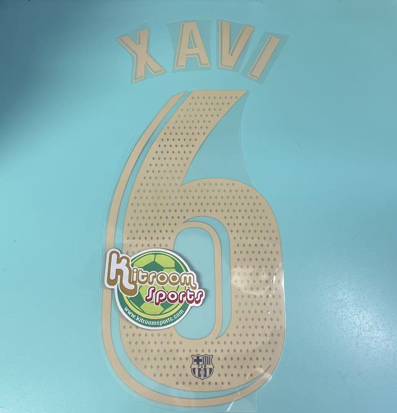2022-23 Barcelona Home Nameset #6 XAVI