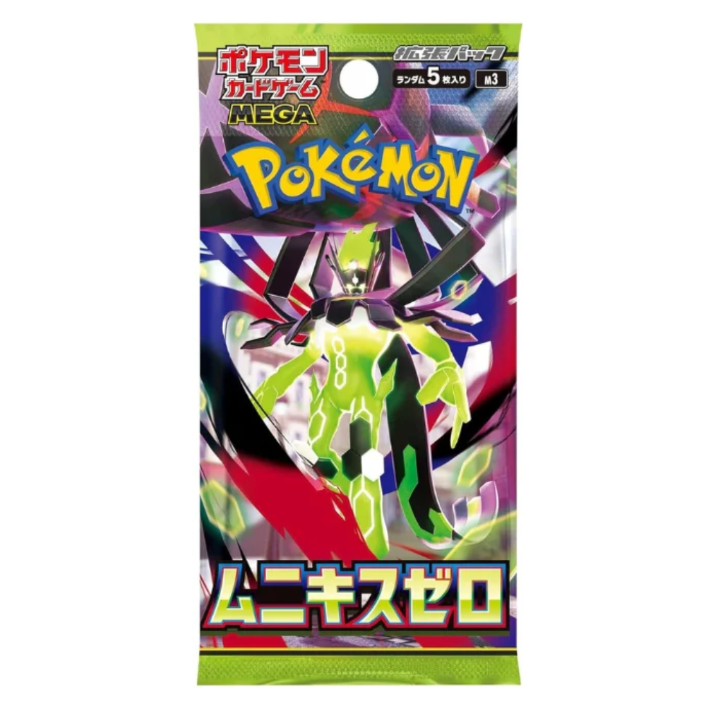 【原盒散包】Pokemon寶可夢 - 日本版 PTCG M3 MEGA Munikis Zero (擴充包 5張/包) ムニキスゼロ 虛無歸零