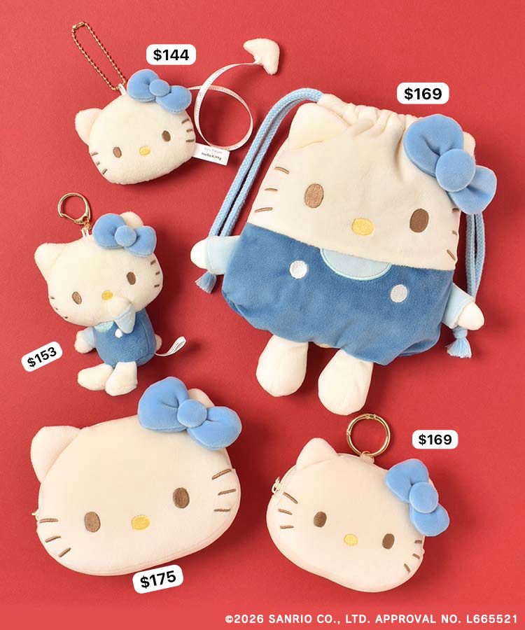日本 Bleu Bleuet x Sanrio HELLO KITTY 系列