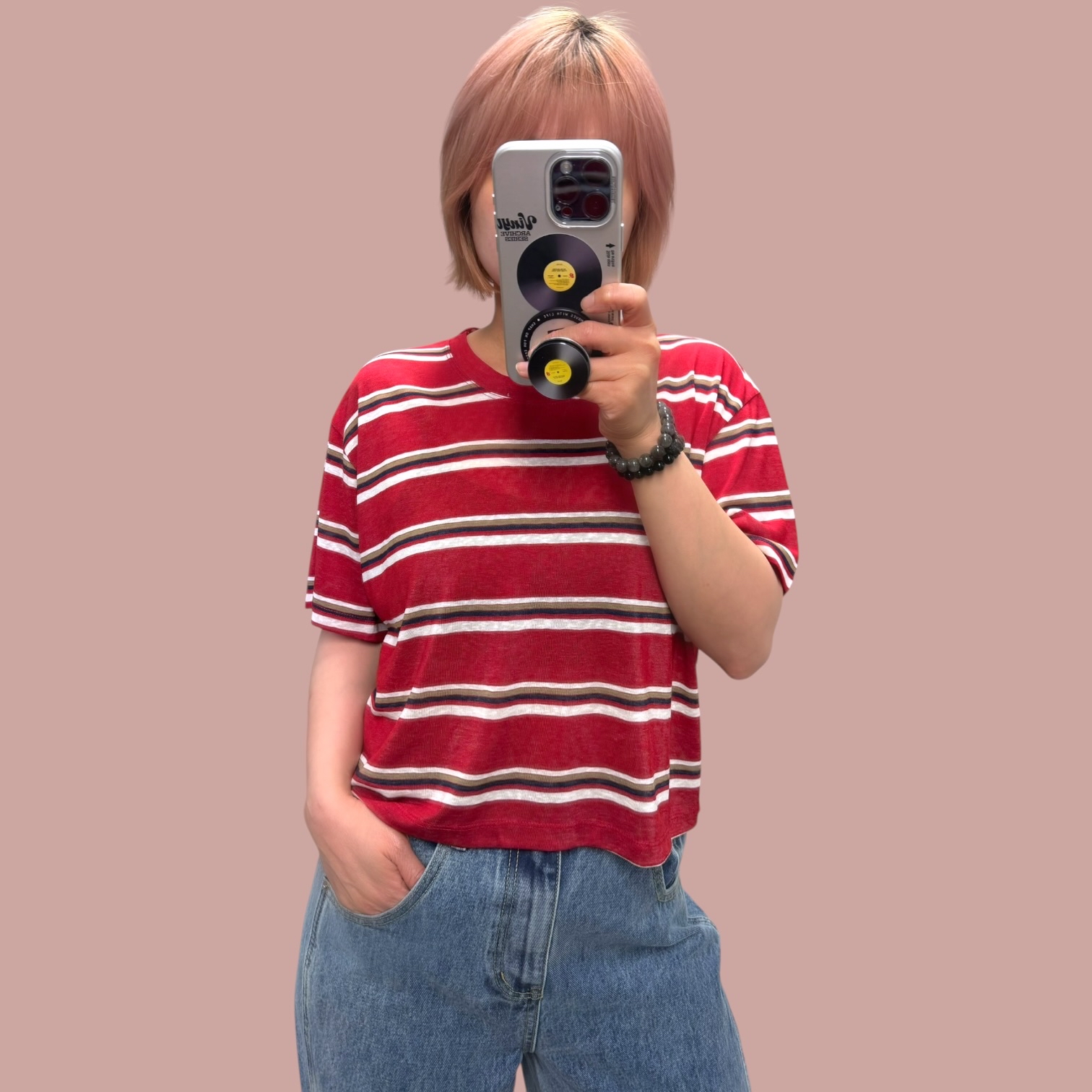 221396 橫間短Tee