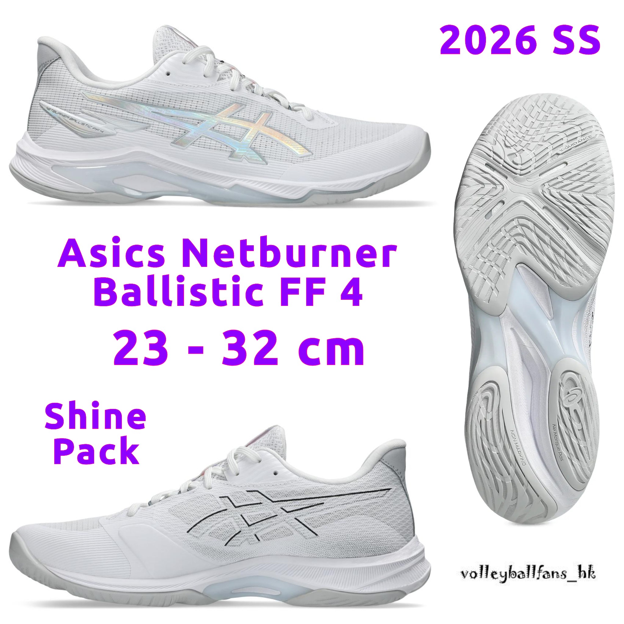 Asics Netburner Ballistic FF 4 Shine Pack