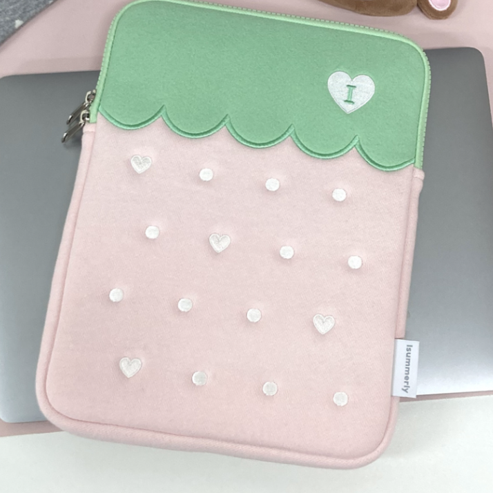 [Isummerly] Love berry Tablet pouch (2款)