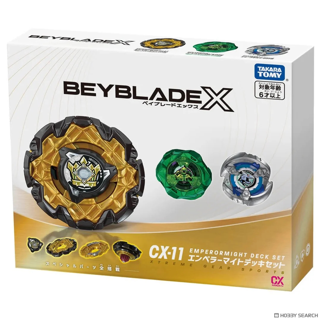 🧲預訂26年7-8月：TAKARA TOMY 爆旋陀螺 BeybladeX CX-11 Deckset Em CX11 
