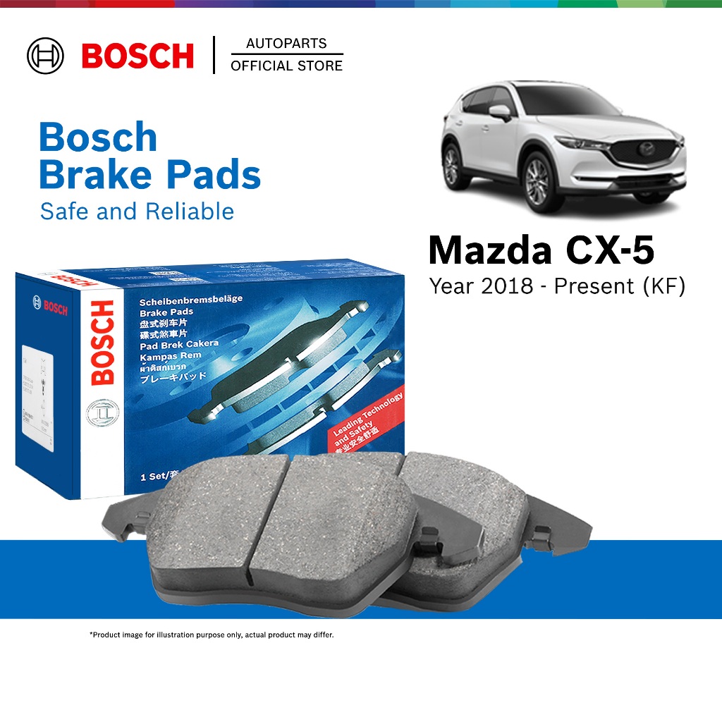 Bosch Front Brake Pads for Mazda CX-5 CX5 KF 2nd Gen (2018 - Present) 0986AB2549