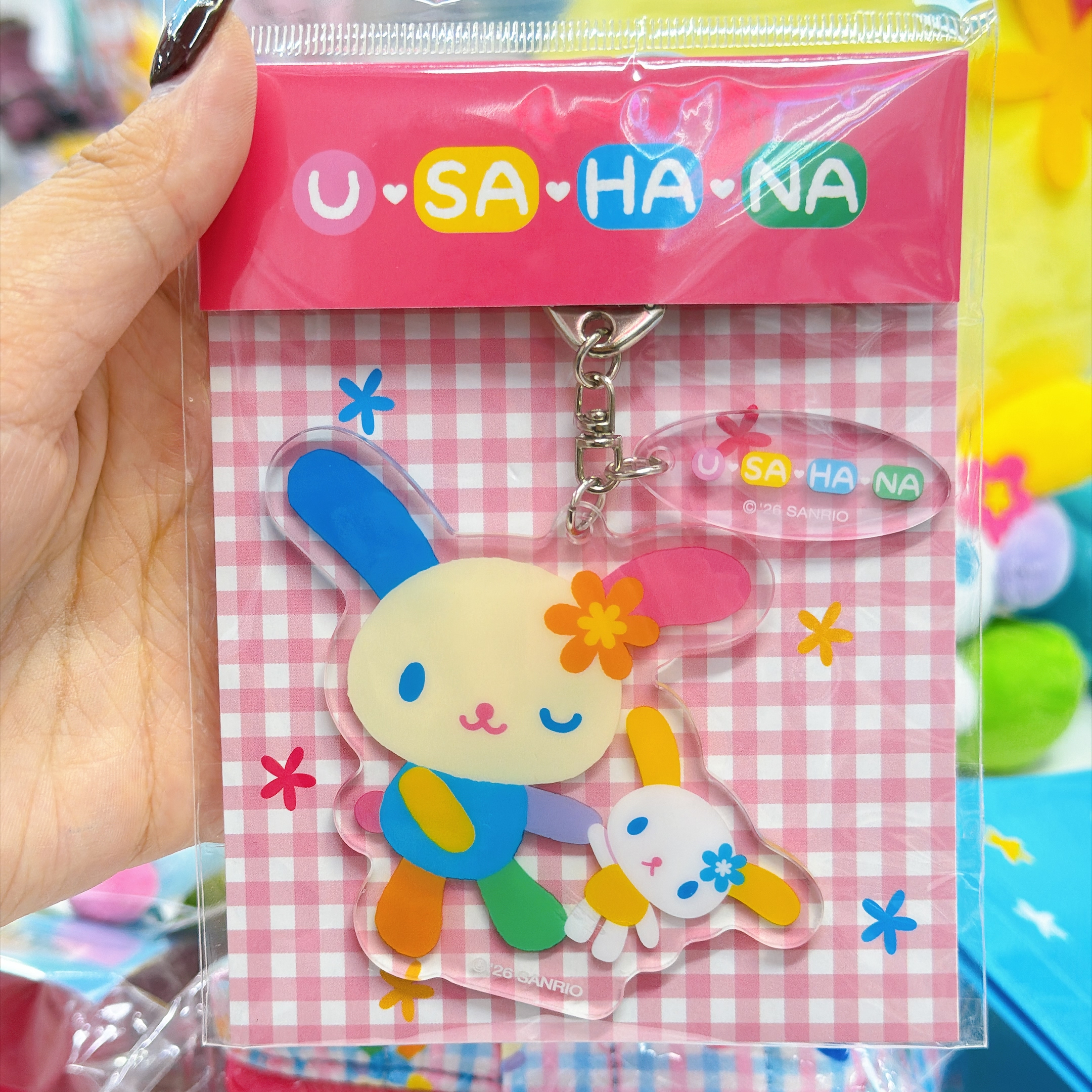 韓國直送韓國限定usahana pop up store 鎖匙扣掛飾