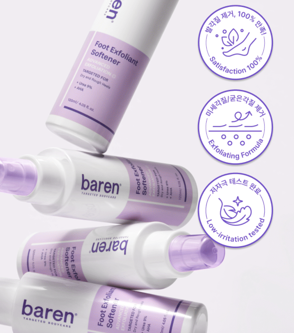 LIZ 媽媽推介｜韓國Baren 足部去角質 磨皮修護 美足套裝｜Foot Callus Eraser Home Set 