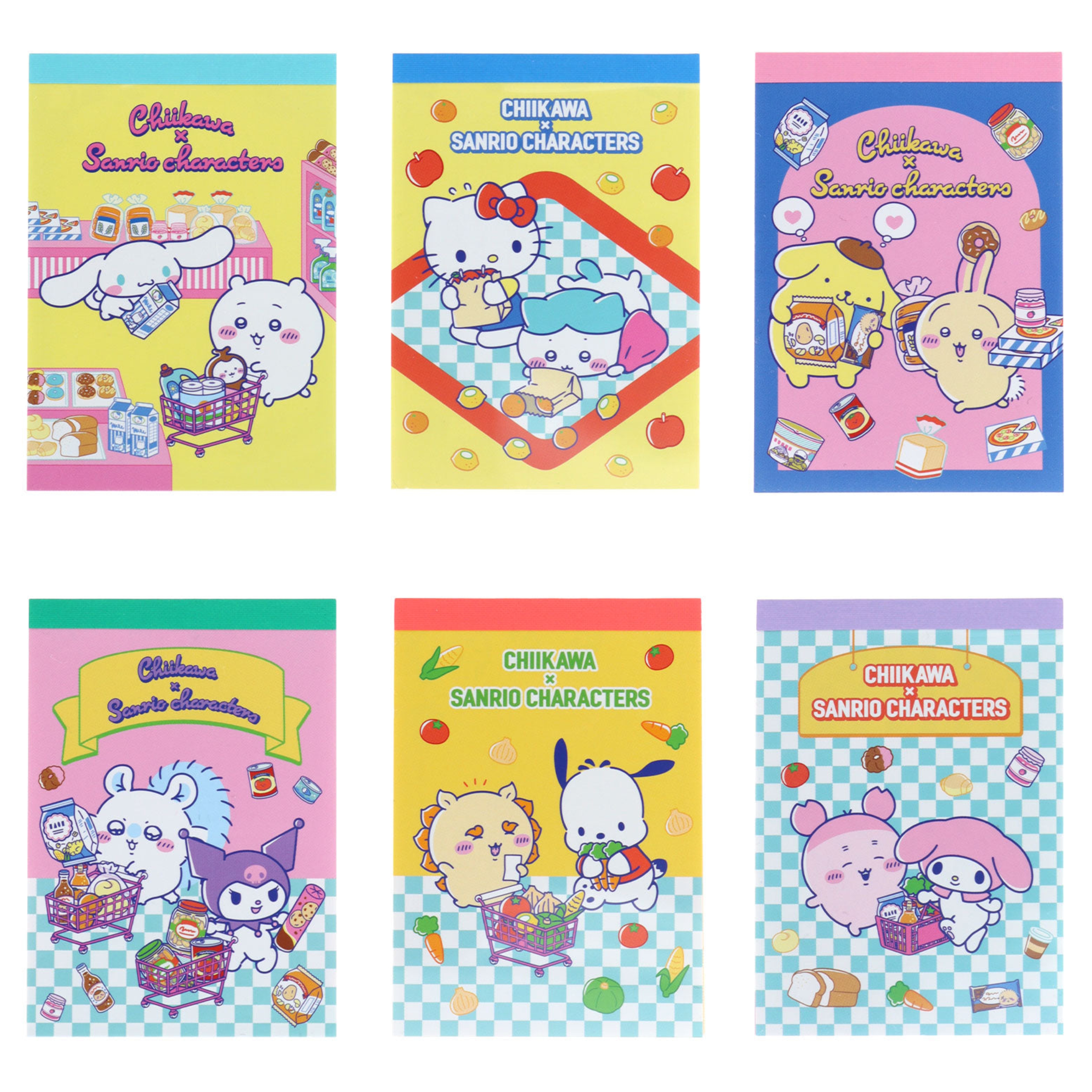 日本 Chiikawa x Sanrio characters memo