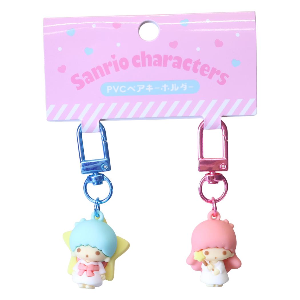 現貨｜【一套兩個】Sanrio Little Twin Stars Kiki & Lala 日版 PVC 立體 吊飾鎖匙扣 (SAC-PK-TS)
