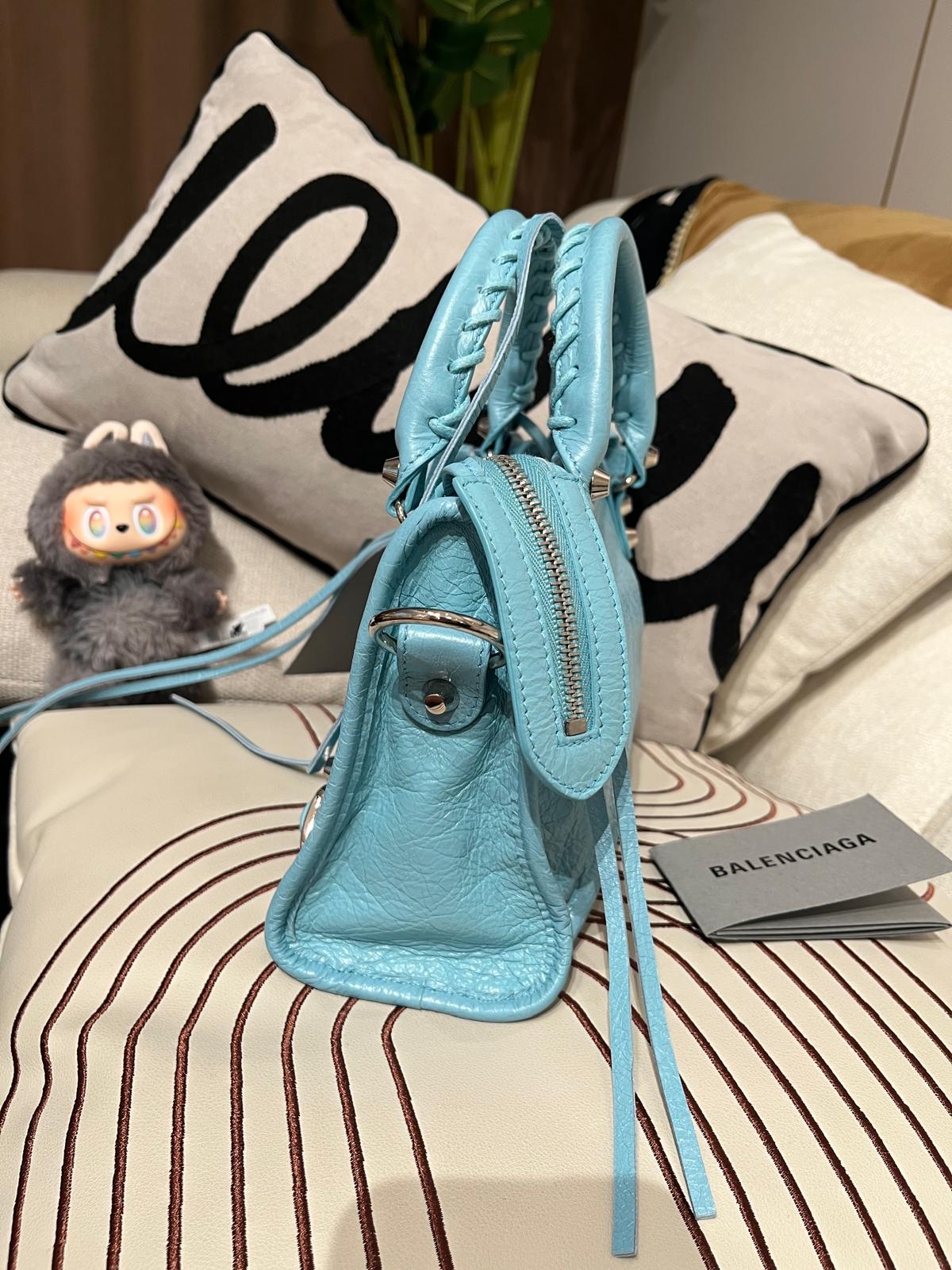 Balenciaga City Light Blue 100%Authentic, 99%New 