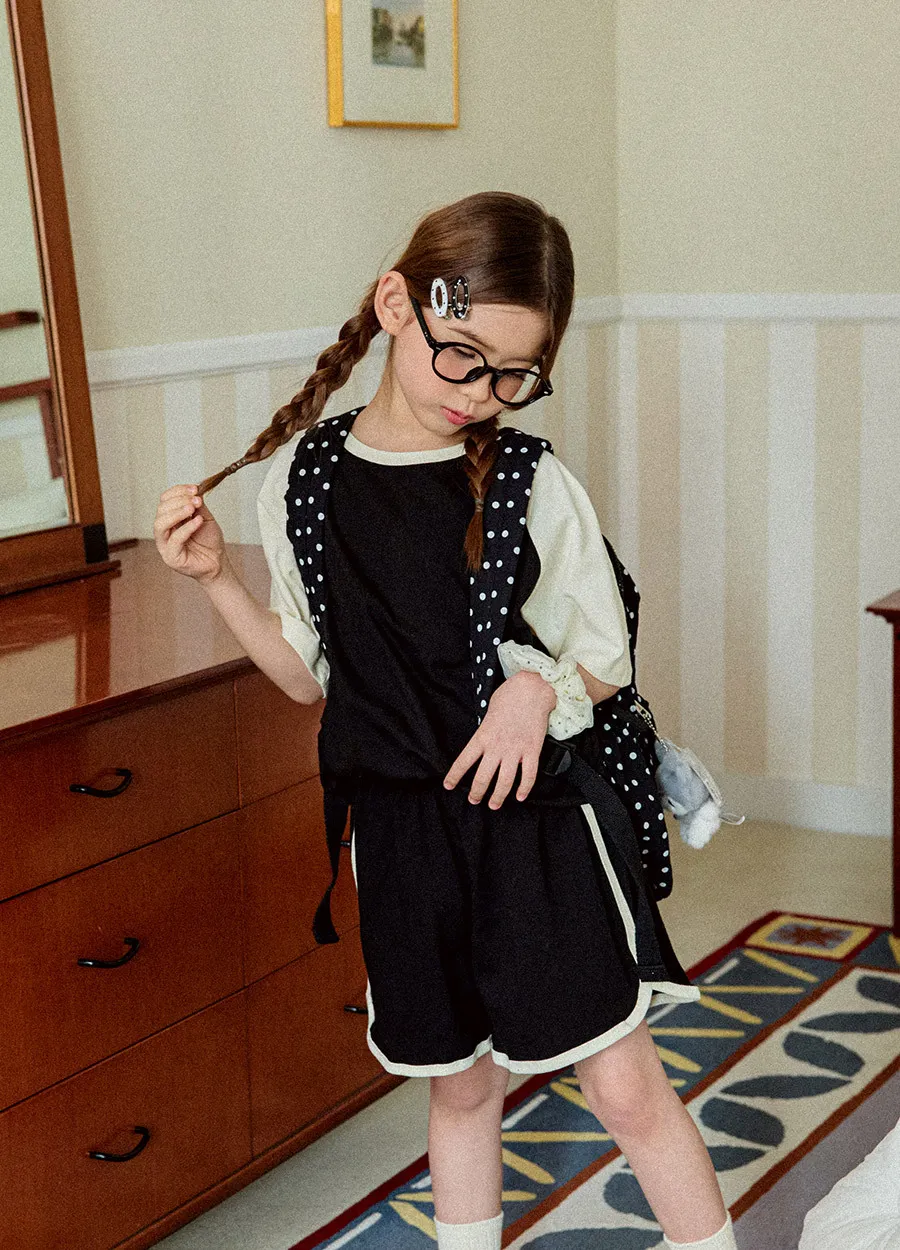 🇰🇷 Whitesketchbook | Dolphin線條短褲 4色