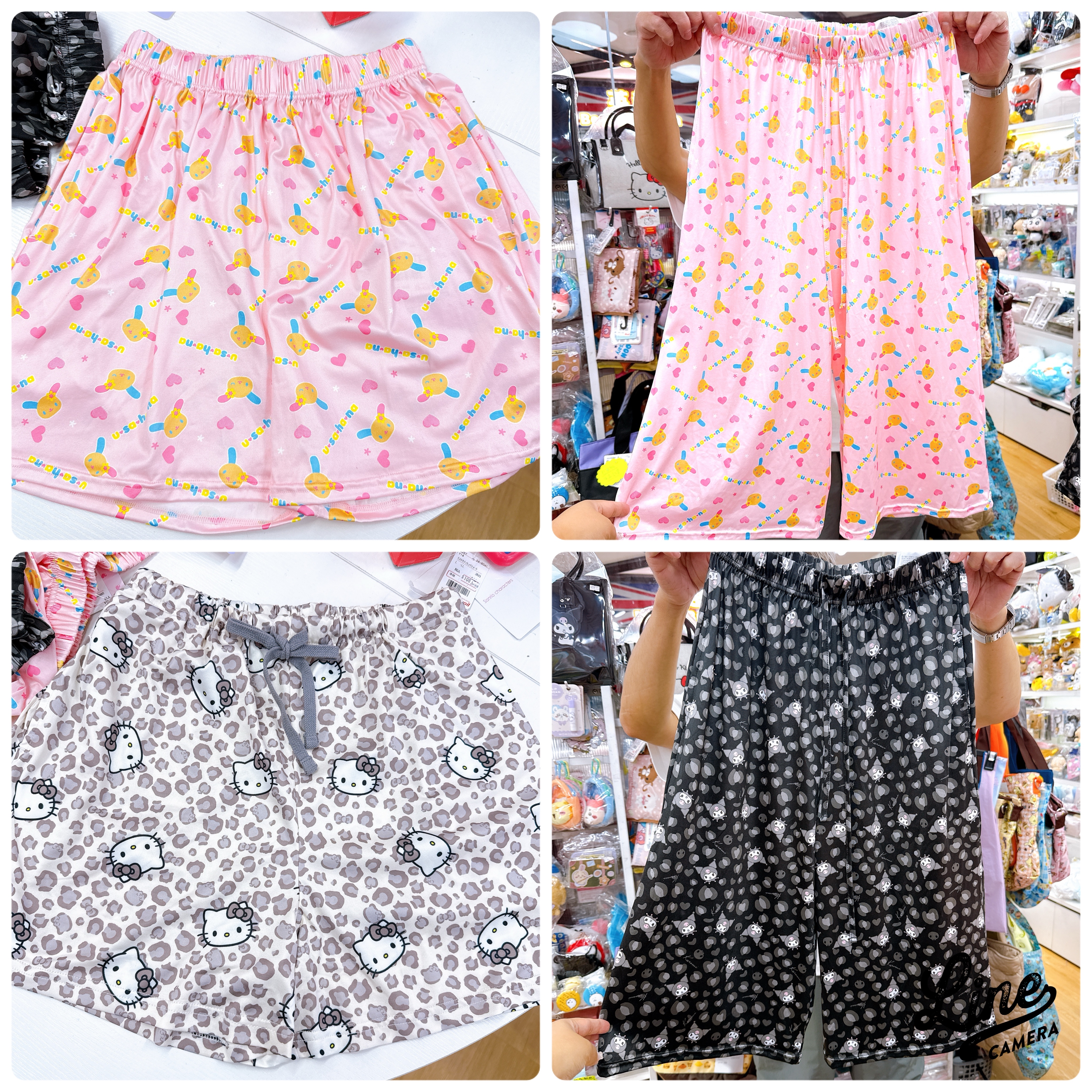 日本直送獨家限定Hello Kitty Kuromi Usahana 涼感褲