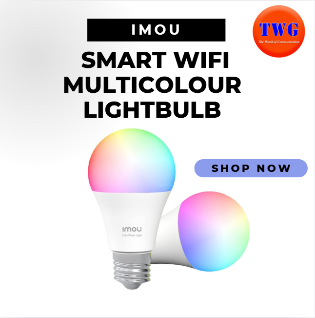 IMOU Smart Wifi Multicolour Light Bulb 100% Original Malaysia Brand new