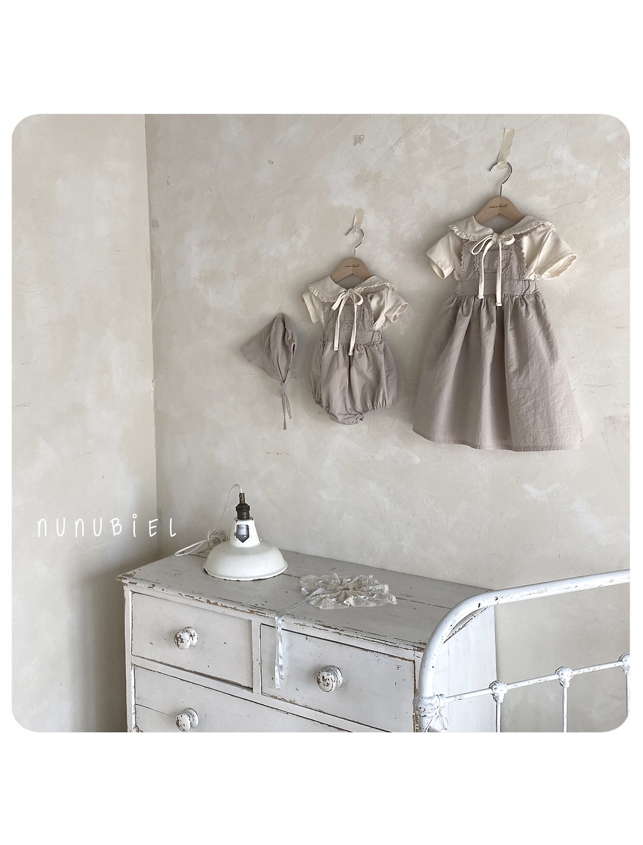 🇰🇷Nunubiel背帶包屁+帽