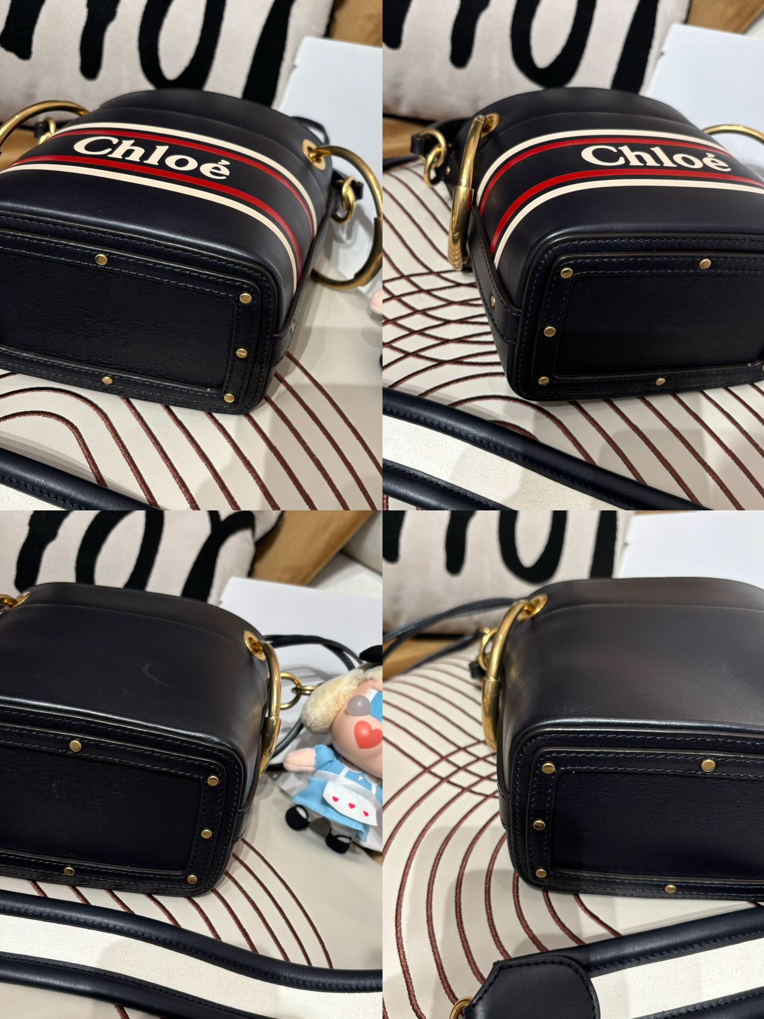 Chloe Roy Bucket 2Way Bag 藍色小牛皮水桶 100%Authentic, 98%New ✅Dust bag