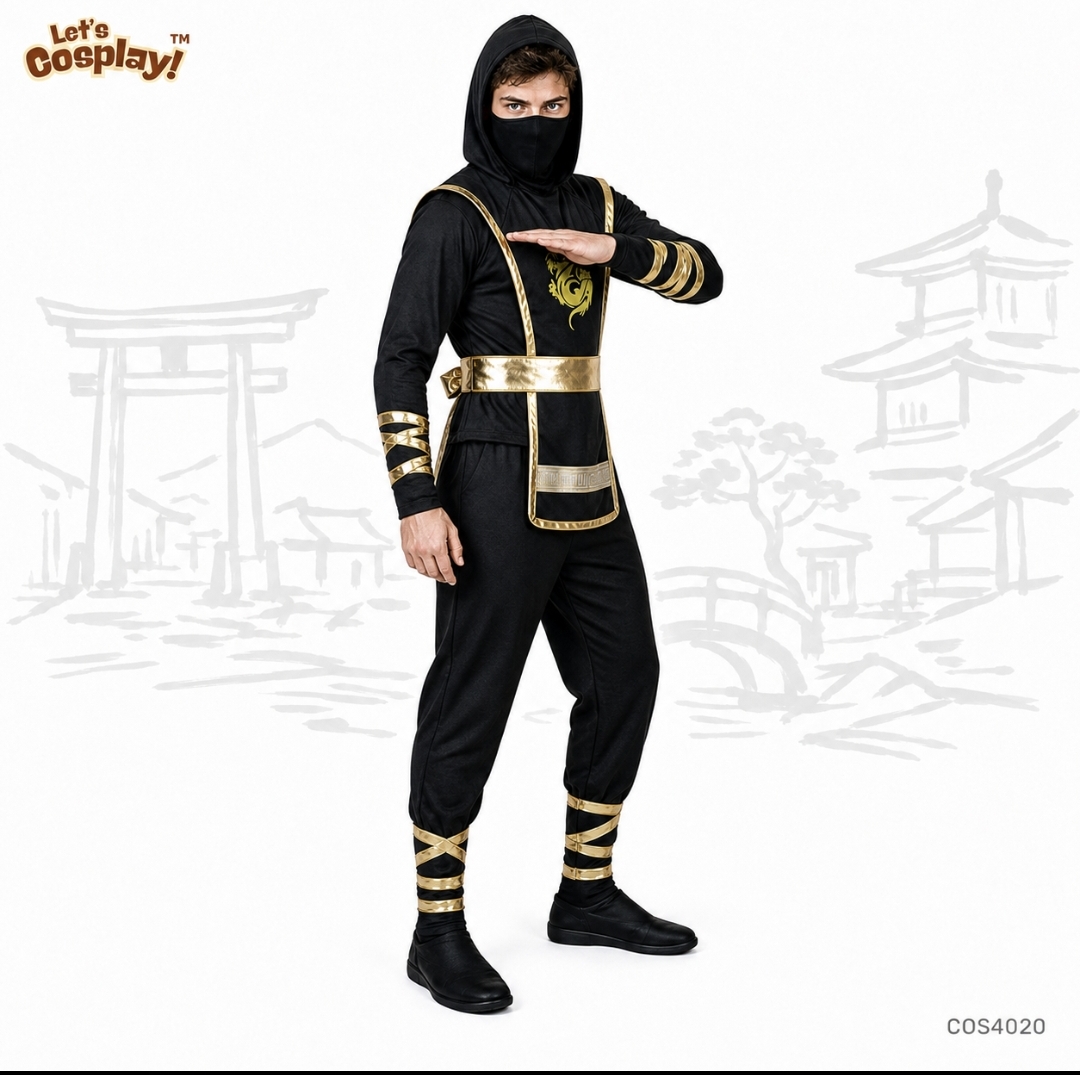 成人日本忍者主題服裝｜萬聖節・聖誕派對・親子 Cosplay Costume