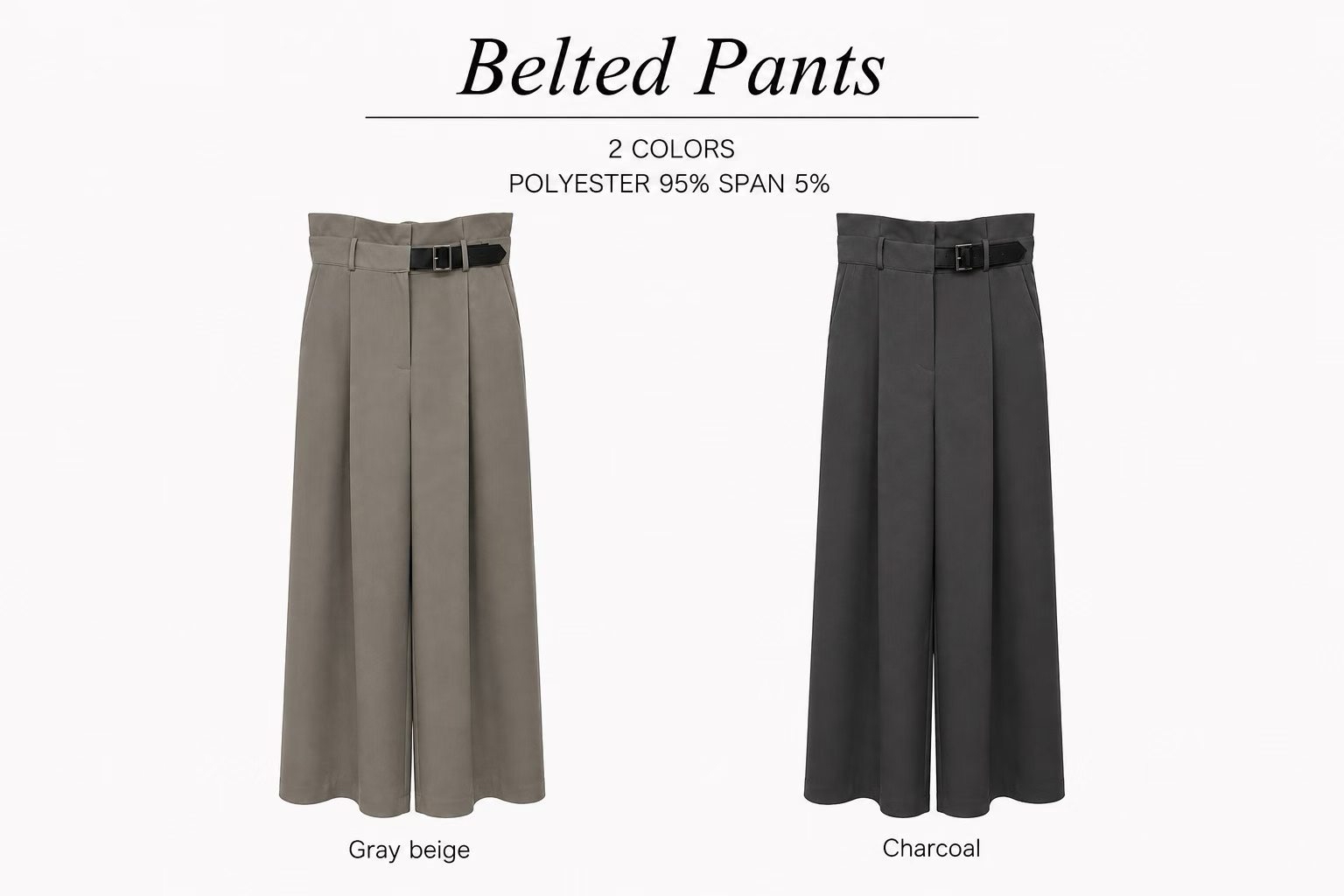 MT15 Belted Pants 