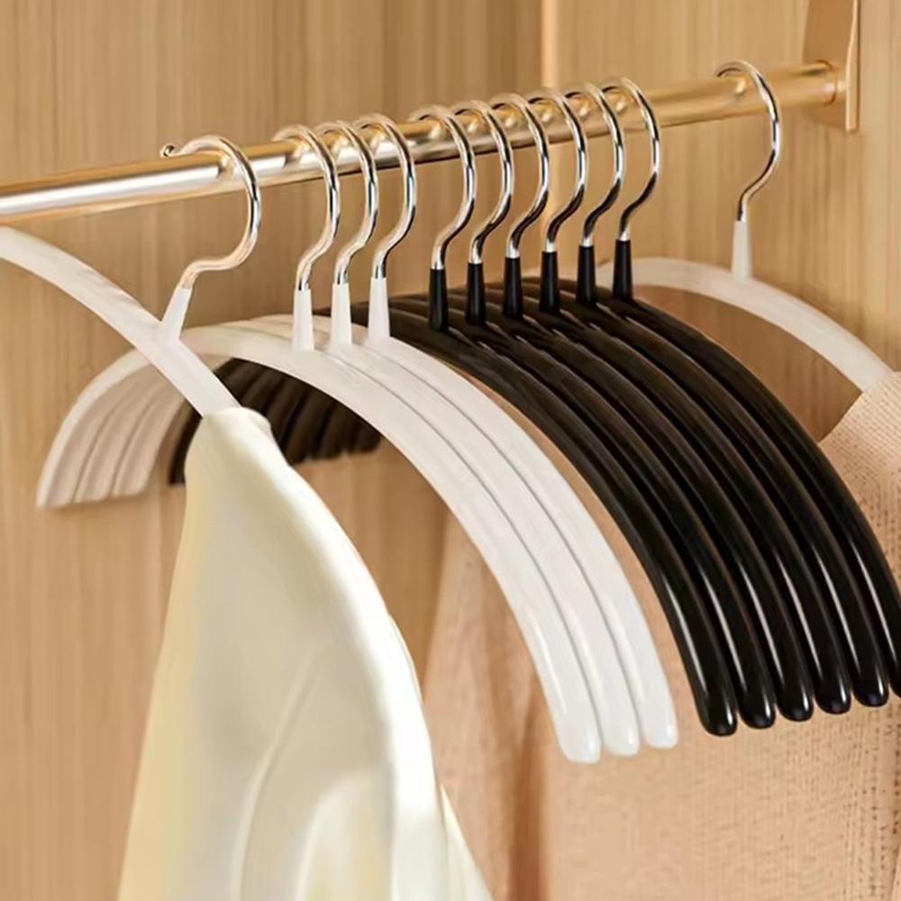 10x 半圓防滑無痕衣架 白色 UB0240