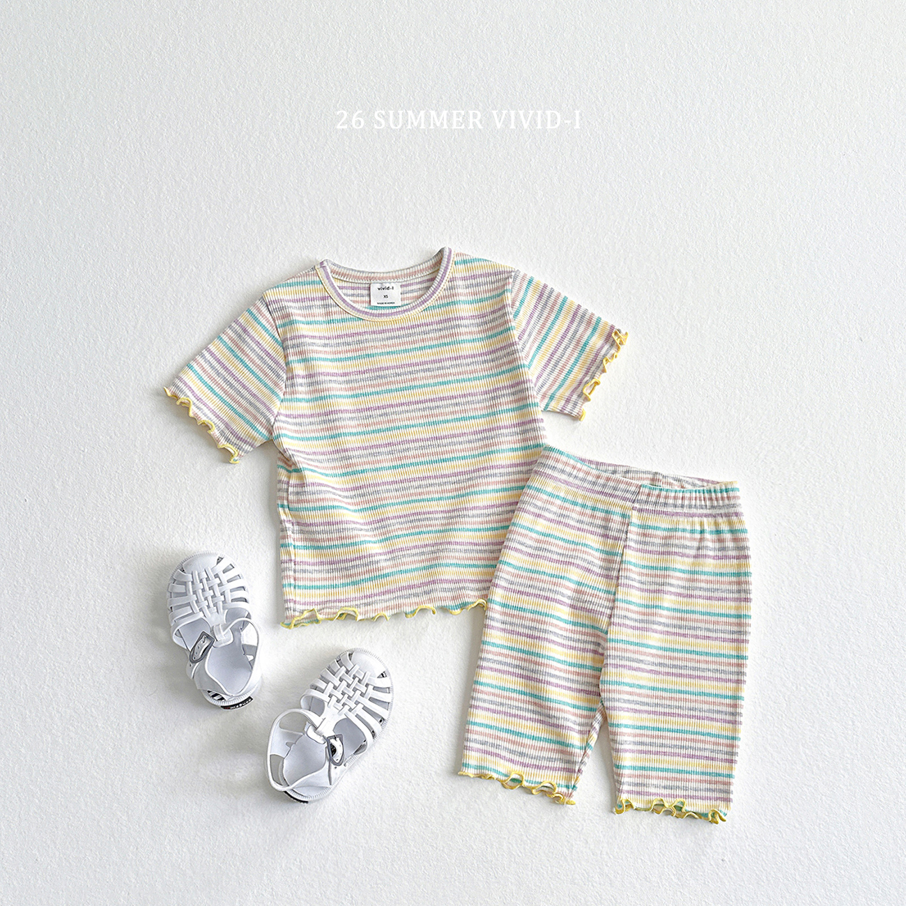 Rainbow Ruffle Pants 