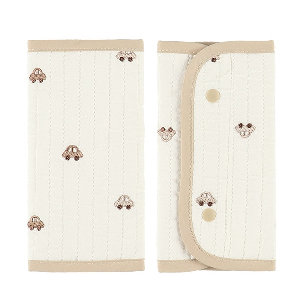 🇯🇵預訂 日本直送🇯🇵車車刺繡雙面絎縫孭帶咬巾肩巾