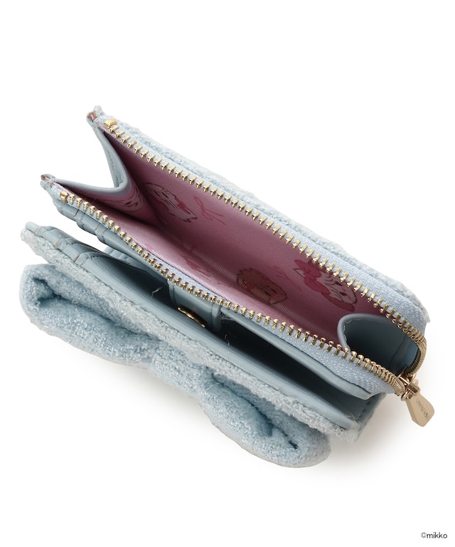 🎀【預訂】Lil ala mode×SAMANTHAVEGA 摺疊銀包 - Latte