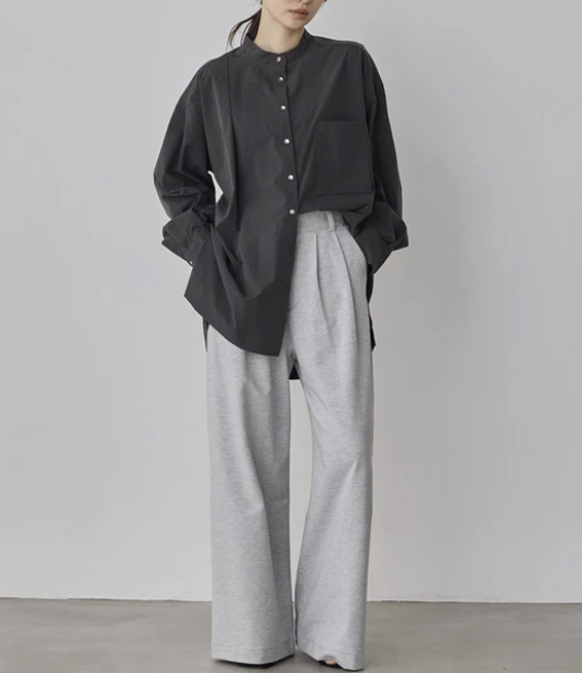 滌綸寬幅襯衫 - 2026 流行穿搭  女士襯衫 春夏時尚穿搭 成人休閒 日常穿搭 易於配搭 日本直送   #JP-I-260005