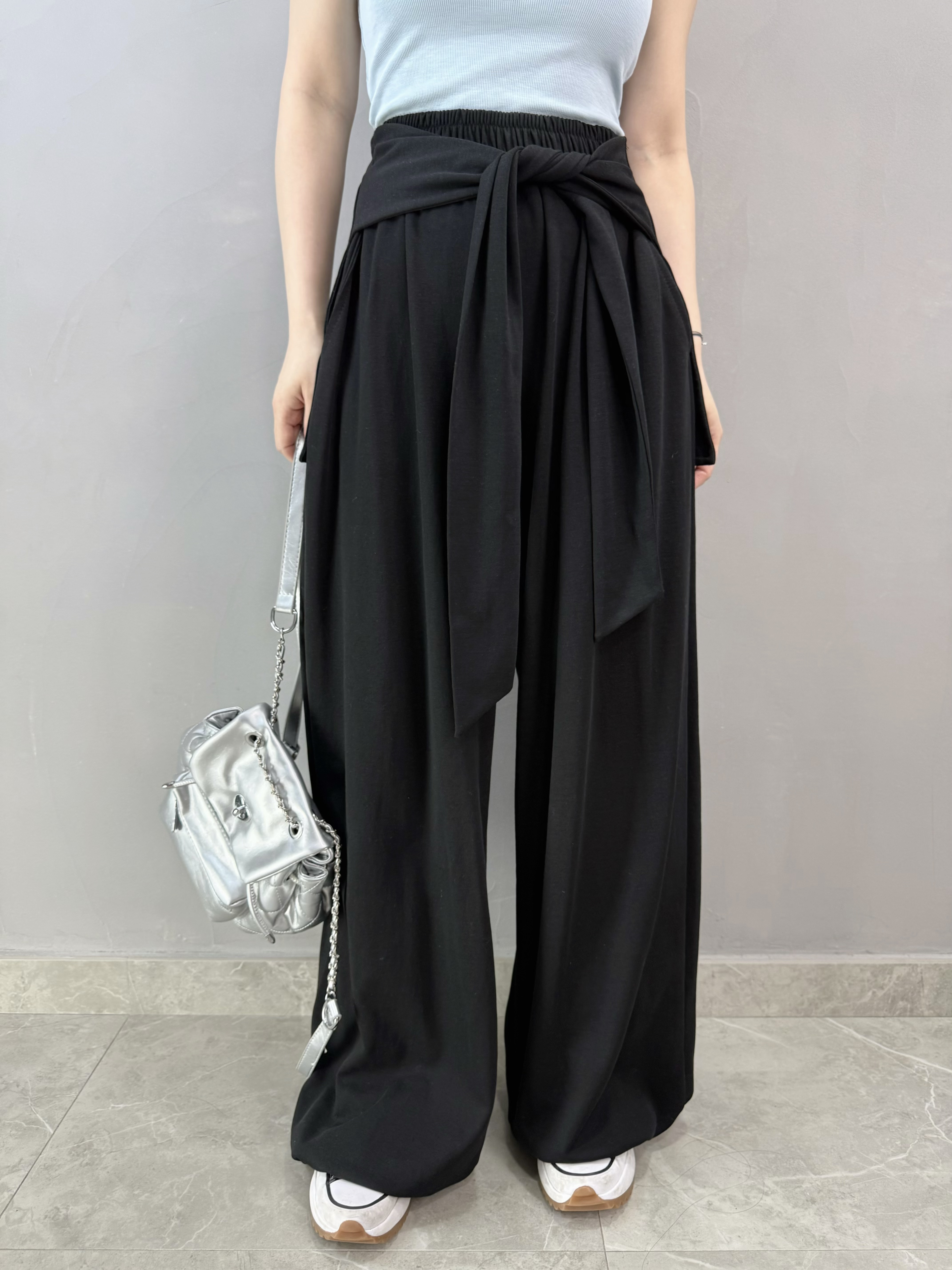 H66 綁腰兩著休閑褲（可束腳）