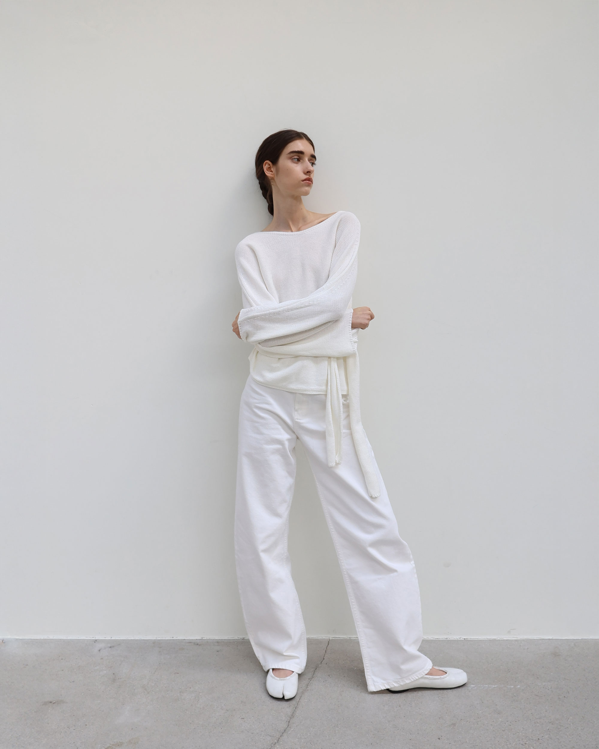 PAES | Leather String Flat Vintage