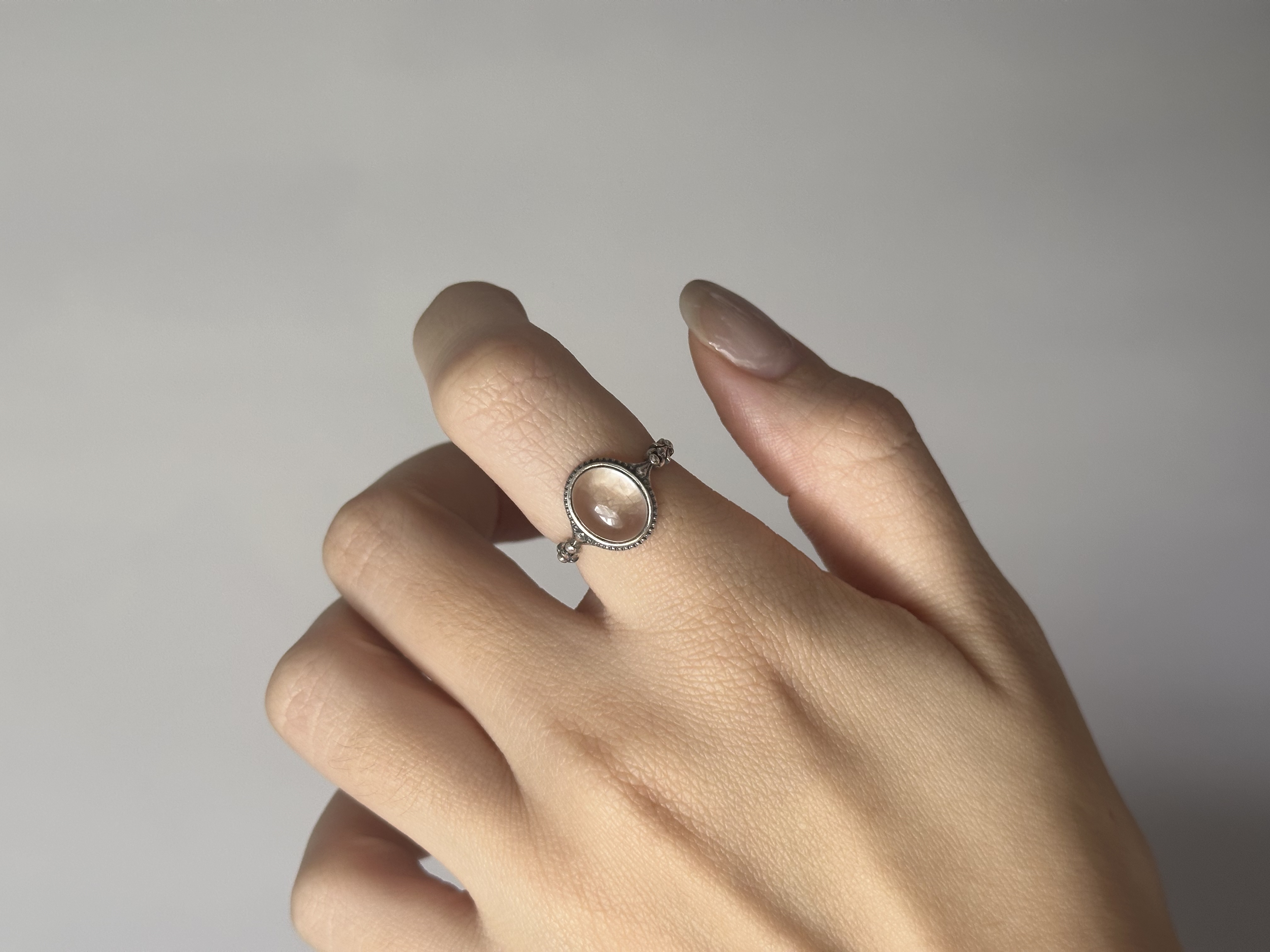 白水晶戒指 ｜ Clear Quartz Ring S925 