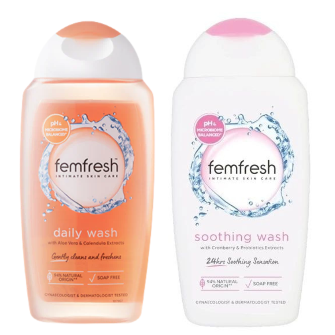 芳芯 - FEMFRESH 女性私密護理液 洗液 清爽柔嫩嫩白精華250ml