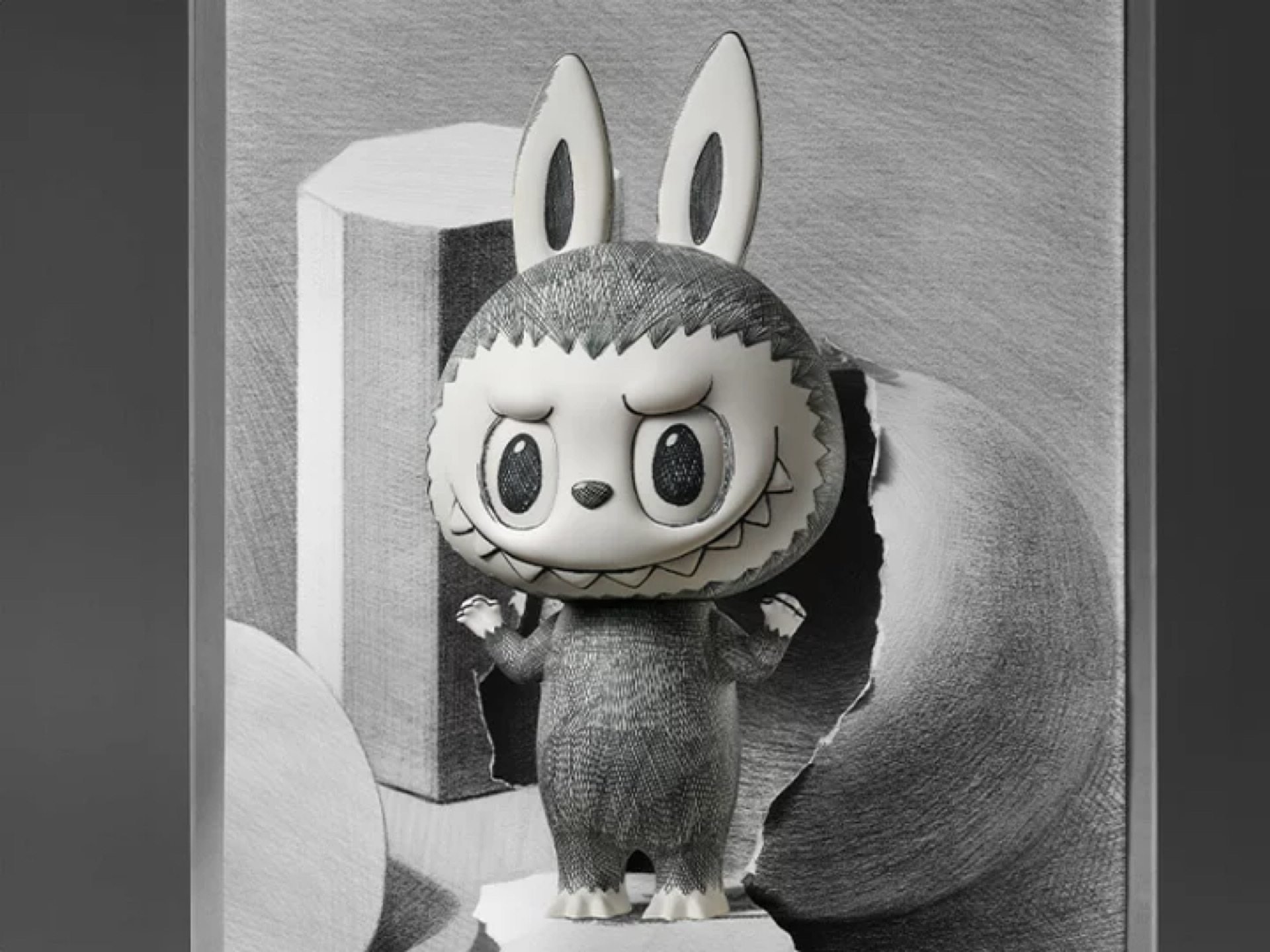 THE MONSTERS SKETCH / MEGA LABUBU 400%(35CM)