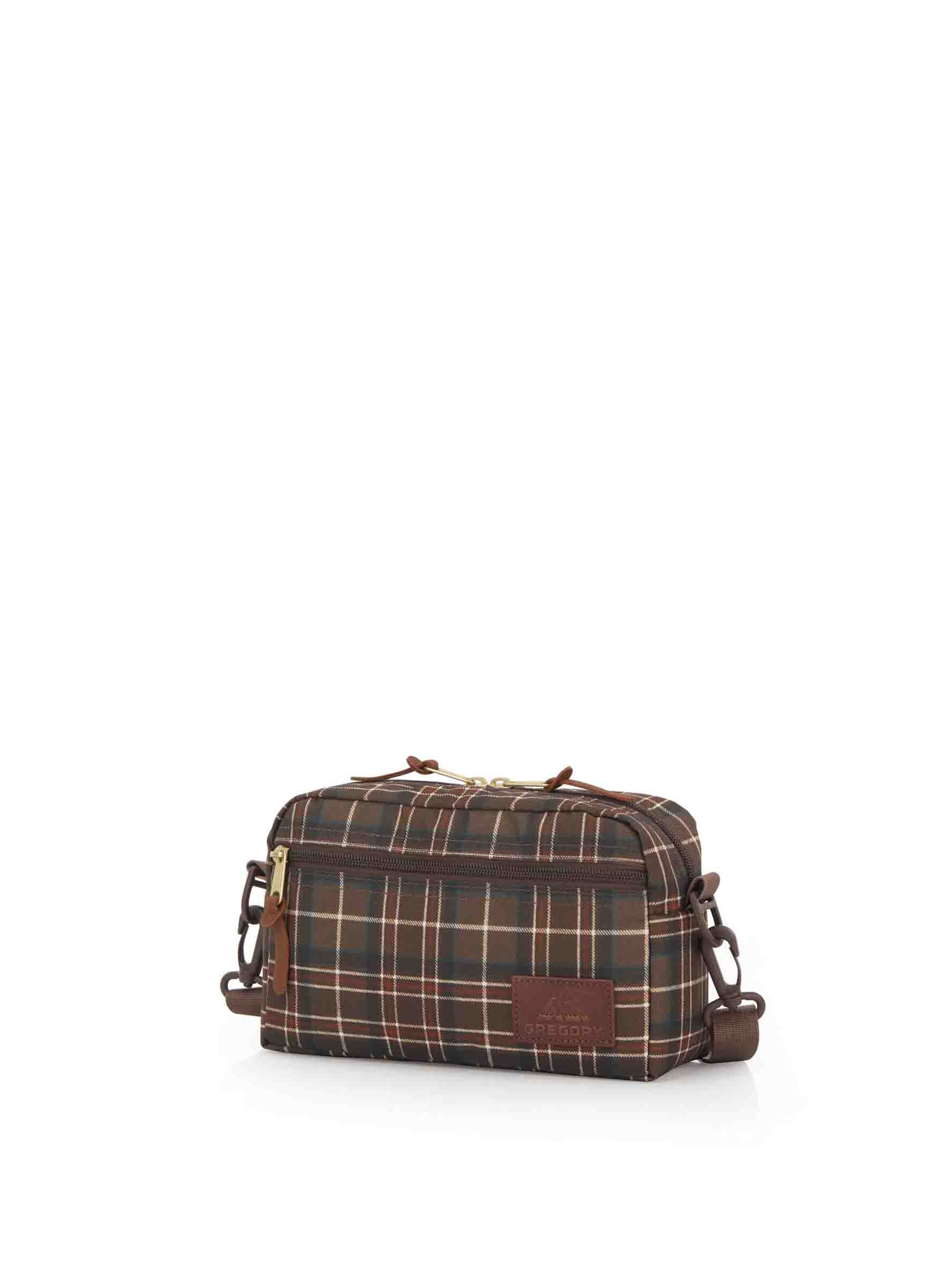 【現貨】GREGORY PADDED SHOULDER POUCH M WOODLANDPLAID【現貨36小時內寄出】
