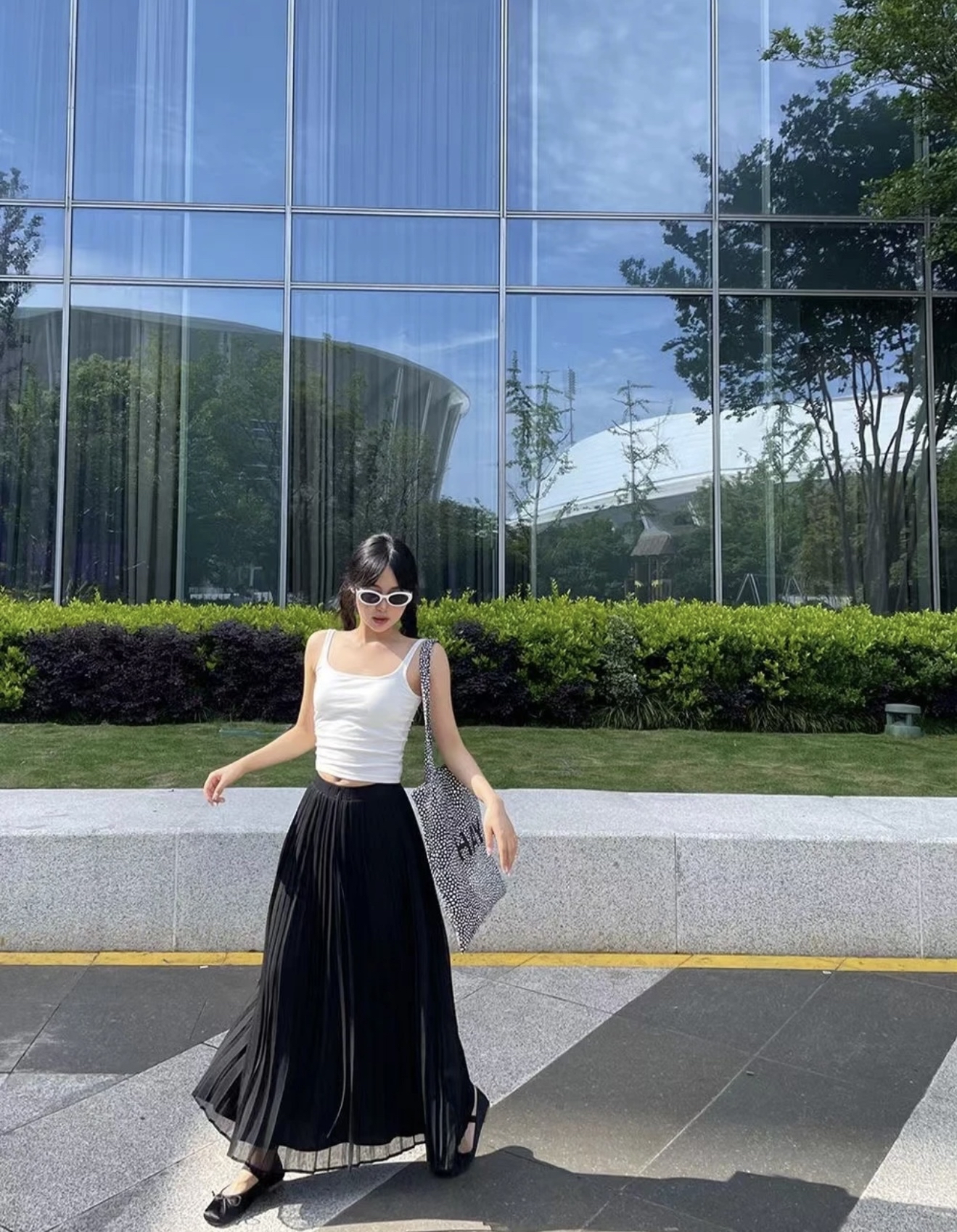 SK230韩系半身长裙