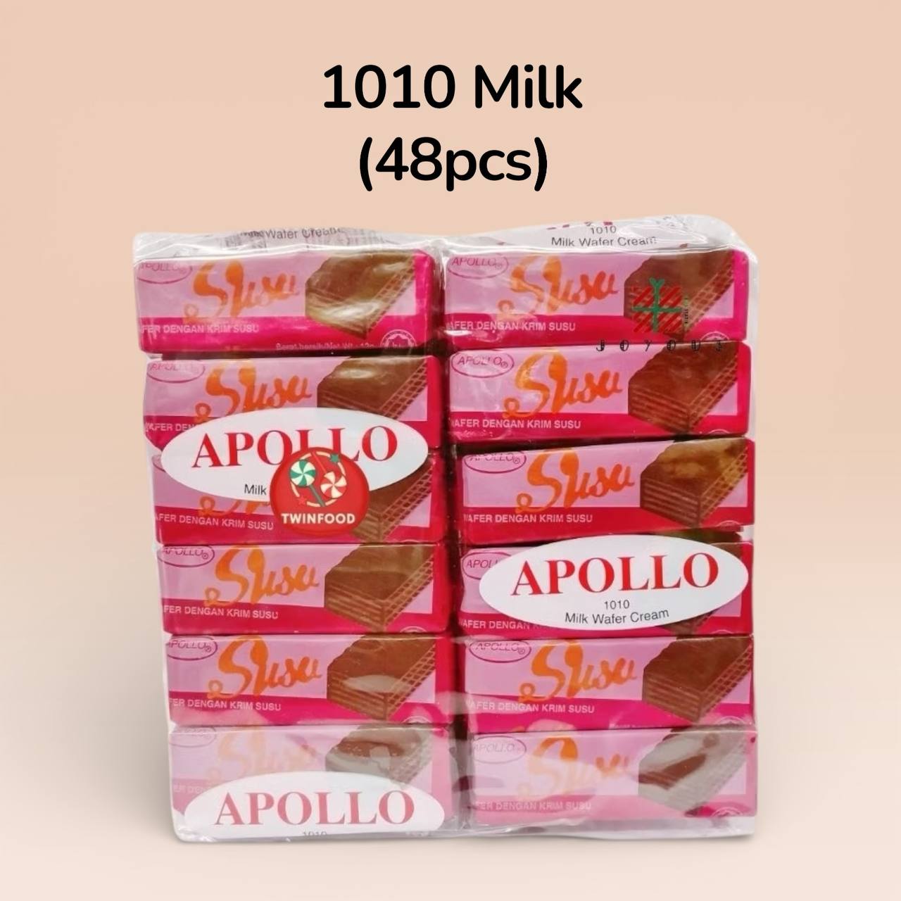 48pcs x 12g Apollo Milk Wafer Cream 1010 / Milk Chocolate Wafer Cream