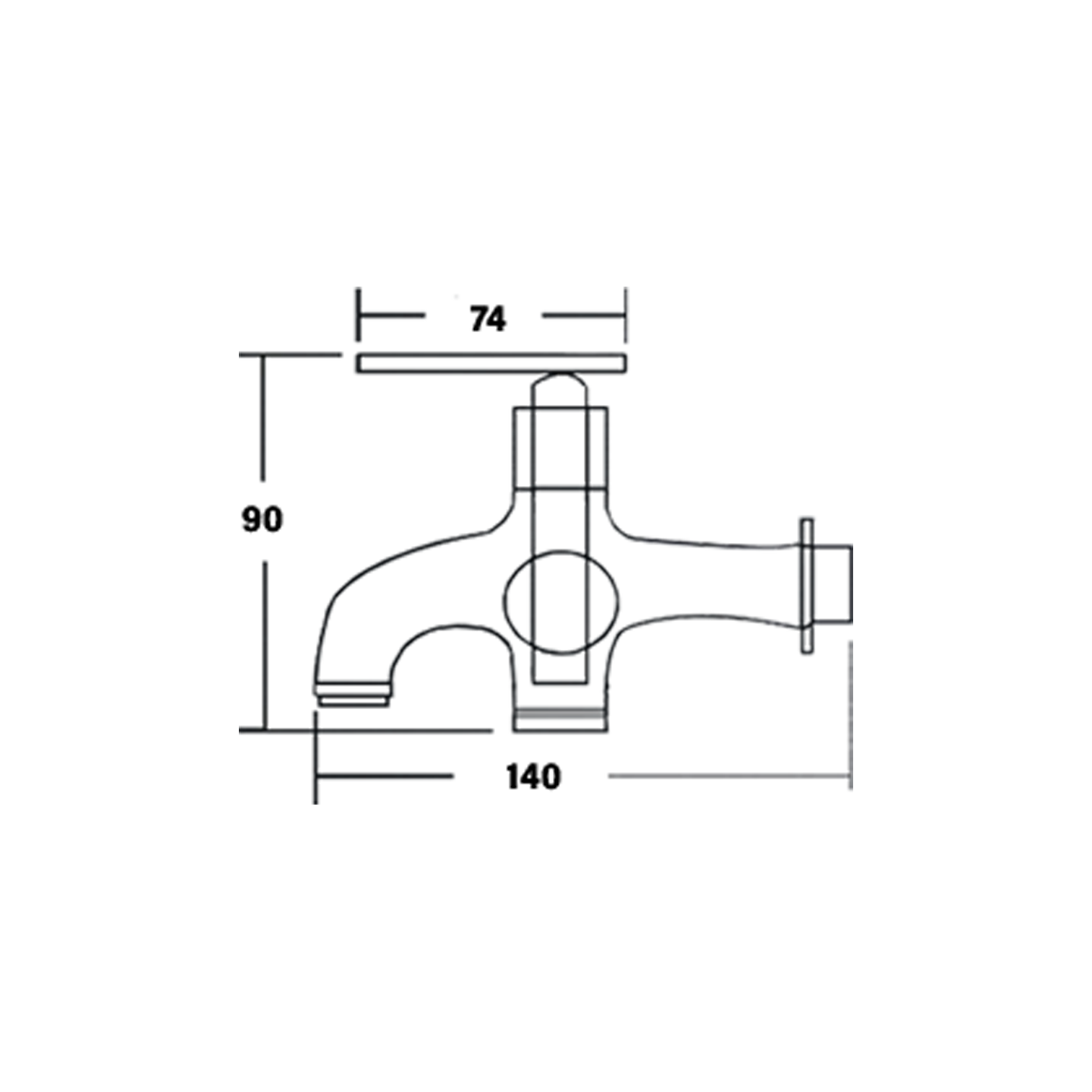 Otosani 304# Stainless Steel Multi Purpose 2 Way Tap (966-23#) OTO966-23