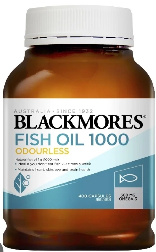 blackmore 無味魚油 ODOURLESS FISH OIL 1000   3/條
