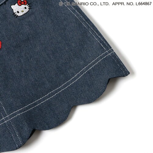 🆕【⭐訂購⭐】 🇯🇵日本直送🌀#Kitty 刺繡 扇形裙擺 吊帶裙🌀[ELBA-0200][260310]