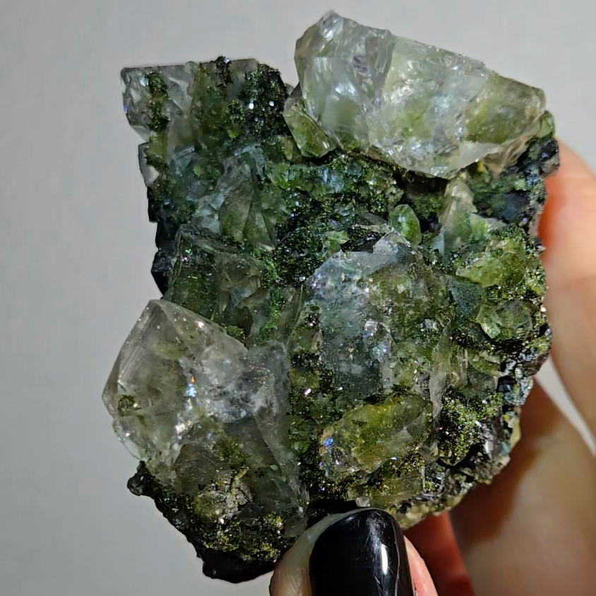 Epidote and quartz specimen from Turkey - ED1